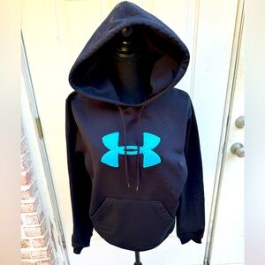 Under Armour, Black, Hoodie, Size L